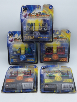 5x Duel Masters Vintage Mini Figuren - Hasbro 2004 - NEU